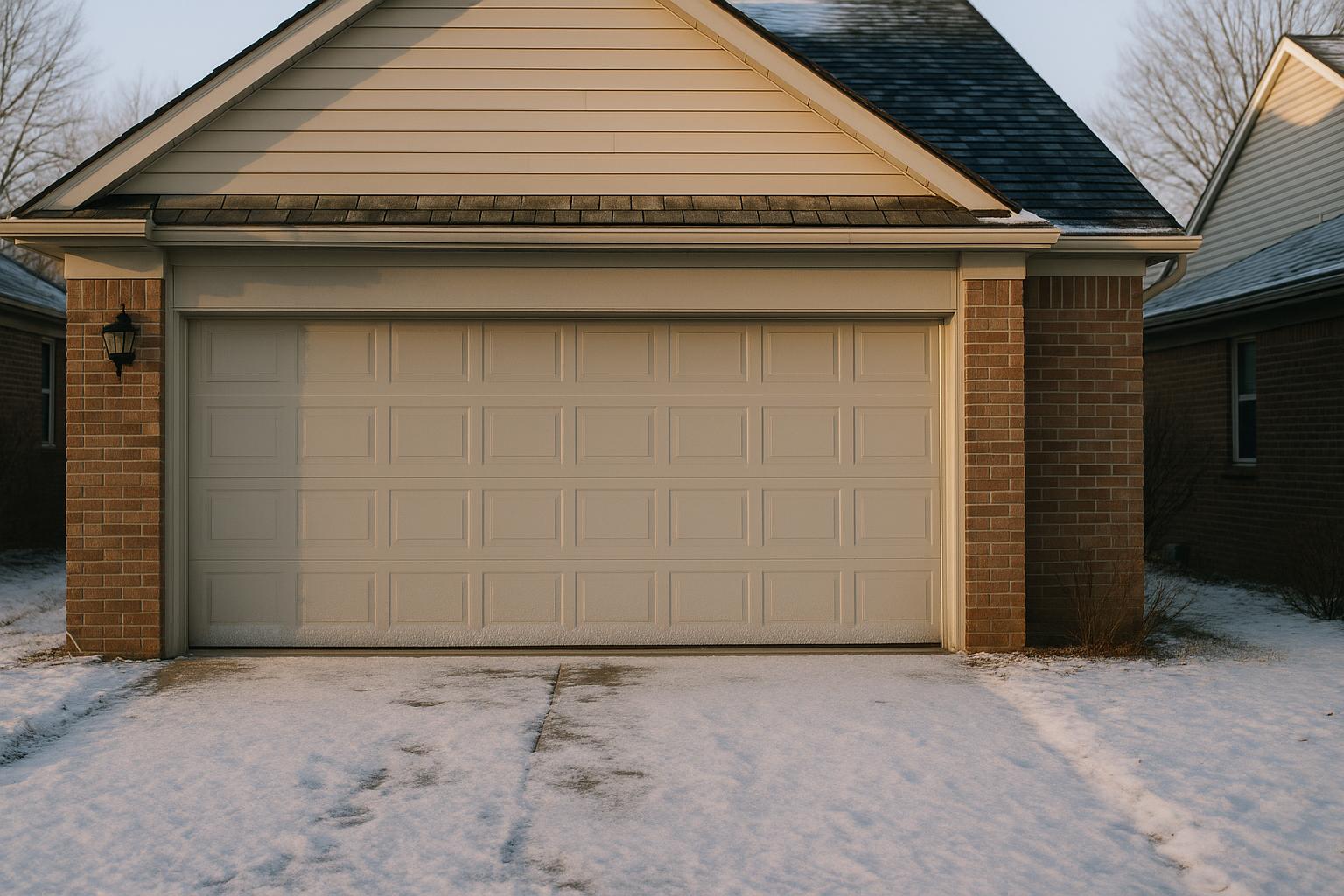 What to Do When Your Garage Door Won't Open in Cold Weather